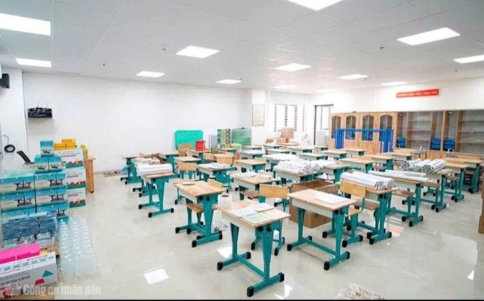 Các phòng học chức năng với thiết bị hiện đại, đồng bộ.