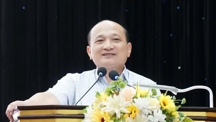 Ông Nguyễn Thanh Hiền - Chủ tịch Hội Khuyến học tỉnh Nghệ An. Ảnh: Quốc Huy