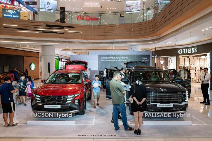 Hyundai Palisade Hybrid mở rộng lựa chọn xe lai xăng - điện lên nhóm SUV cỡ lớn .Ảnh: TC Motor