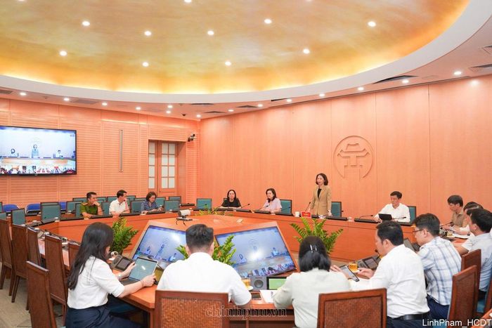Hà Nội ra mắt Hệ thống cơ sở dữ liệu về dinh dưỡng và an toàn thực phẩm học đường HanoiCheck ngày 28/7/2026. Ảnh: VGP/Minh Anh.