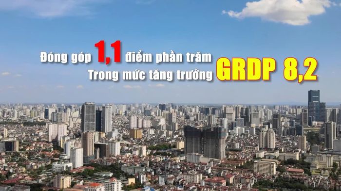 Kinh tế số đóng góp khoảng 1,1 điểm % trong mức tăng trưởng GRDP 8,2% của Hà Nội.