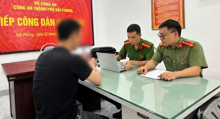 Một trường hợp công dân tương tác với nội dung xấu độc trên mạng xã hội. Ảnh: Cơ quan công an.