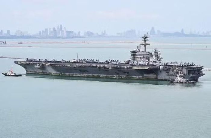 Tàu sân bay USS Abraham Lincoln. Ảnh: AFP/Getty Images