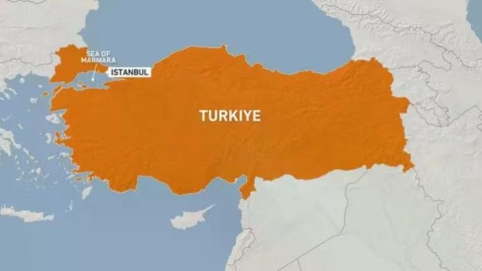 Bản đồ mô tả vị trí Biển Marmara. Nguồn: Aljazeera