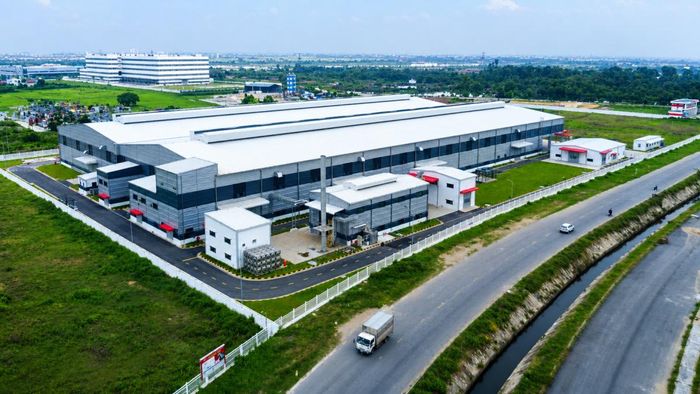 Một góc KCN Liên Hà Thái (xã Thái Thụy, tỉnh Hưng Yên). Ảnh: CTV