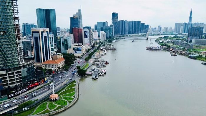 Một góc Thành phố Hồ Chí Minh năng động và phát triển. (Ảnh: THẾ ANH)
