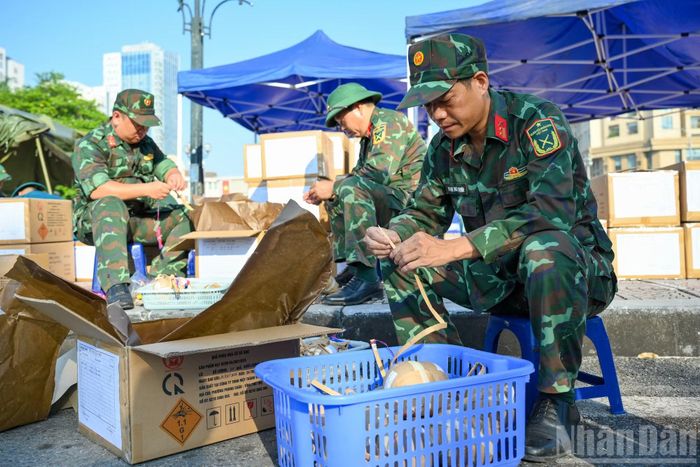  Theo kế hoạch, 5 trận địa pháo hoa trên địa bàn thành phố Hà Nội chào mừng dịp Quốc khánh﻿ là trước trụ sở Báo Hà Nội mới; trước Bưu điện Hà Nội; đảo Dừa trong Công viên Thống Nhất; khu vực đường đua F1 thuộc Khu liên hợp thể thao quốc gia Mỹ Đình và vườn hoa Lạc Long Quân, phường Tây Hồ. 