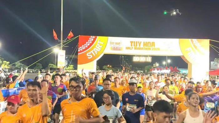 Giải chạy thu hút trên 3.000 vận động viên tham gia, tạo không khí sôi nổi. (Ảnh: CTV)