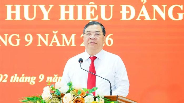 Phó Thủ tướng Thường trực Chính phủ Phạm Gia Túc phát biểu tại buổi lễ. (Ảnh: BP)