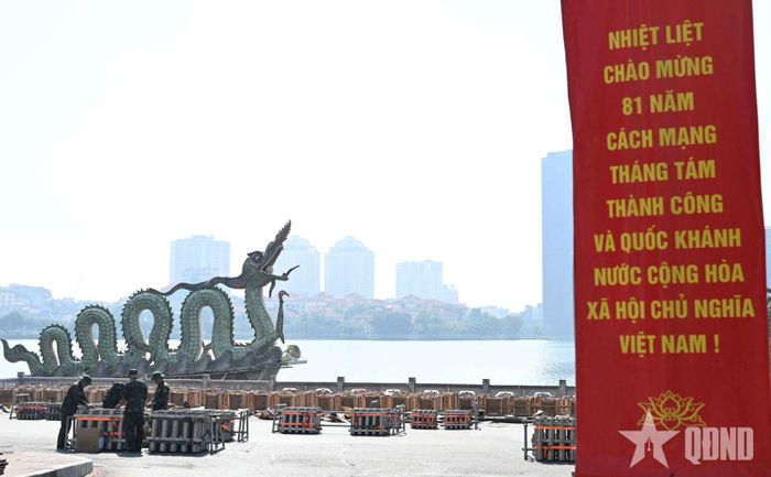 Công tác chuẩn bị trận địa đã hoàn tất.