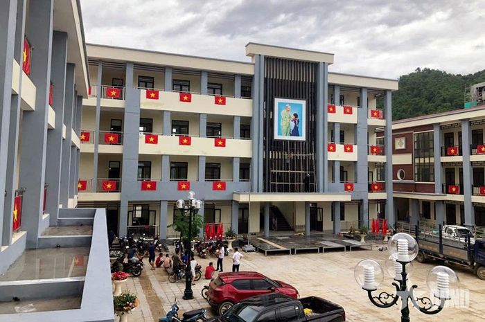 Trường phổ thông nội trú Tiểu học và Trung học cơ sở Tam Thanh trước thềm năm học mới.