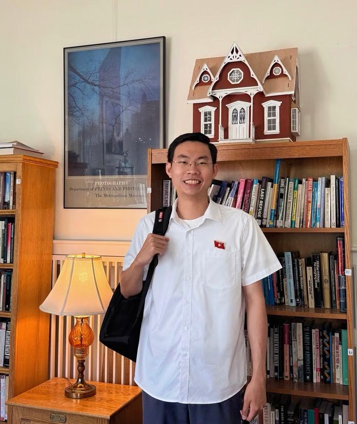 Nguyễn Thanh Hoàng đang học tập tại ĐH Wyoming, Hoa Kỳ.