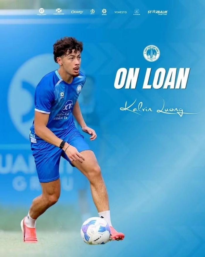 Kalvin Luong từng chơi bóng ở Pháp và Tây Ban Nha. Ảnh: Thép Xanh Nam Định.