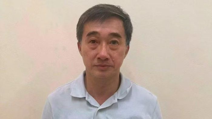 Bị can Trần Văn Thuấn tại cơ quan điều tra - Ảnh: Bộ Công an.