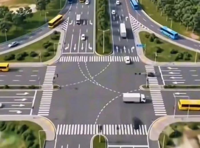 Phối cảnh nút giao tuyến đường ĐT.770B kết nối sân bay Long Thành (ảnh: Sở Xây dựng Đồng Nai)