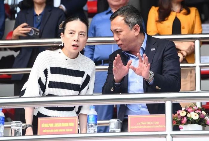 Tỷ phú Madam Pang và Chủ tịch VFF Trần Quốc Tuấn