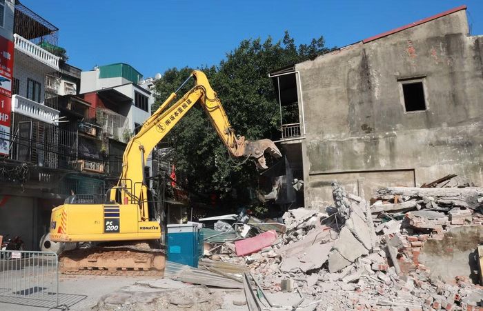 Công tác GPMB dự án đang được tích cực triển khai. Ảnh: Hồng Thái
