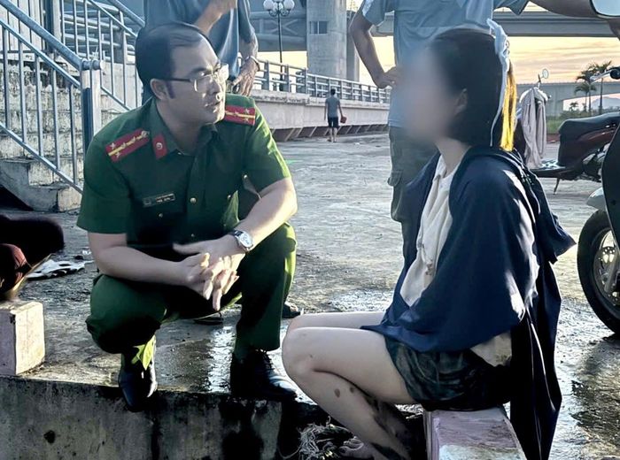 Vận động, thuyết phục chị P.T.T. bình tĩnh, không có hành động tiêu cực.