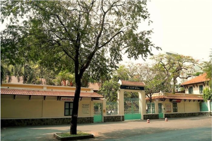 Trường THPT Lê Quý Đôn ngày nay. Ảnh: NTCC