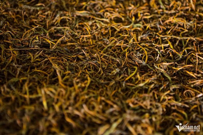 Chè nguyên liệu được phơi sấy, chế biến thành nhiều sản phẩm khác nhau.
