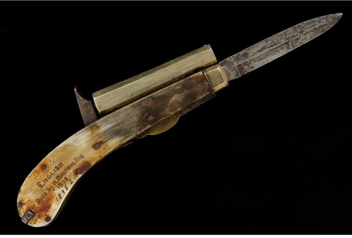 Dao kết hợp với súng. Ảnh: Pitt Rivers Museum