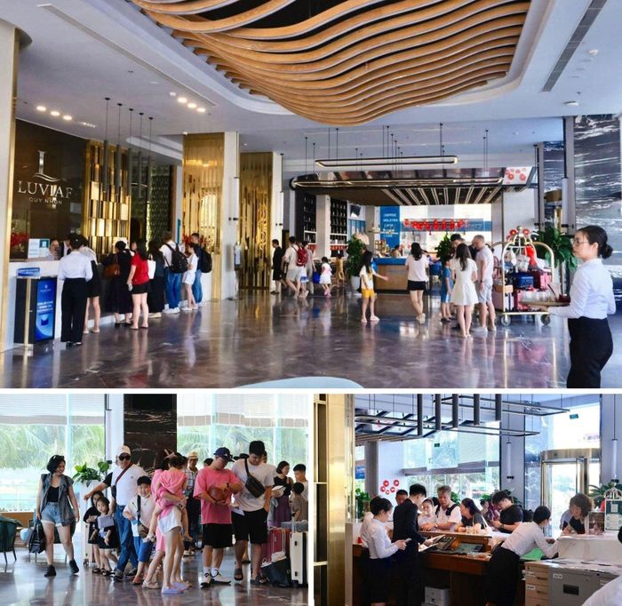 LUVIAF Quy Nhơn nhộn nhịp đón khách trong kỳ nghỉ Quốc khánh.