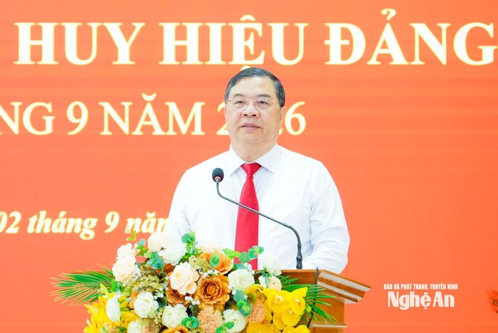 Phó Thủ tướng Thường trực Chính phủ Phạm Gia Túc phát biểu tại buổi lễ. Ảnh: Phạm Bằng