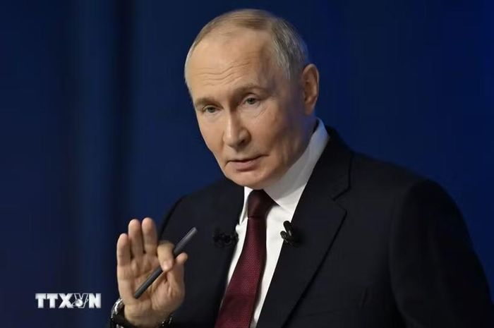 Tổng thống Nga Vladimir Putin gọi lệnh trừng phạt của Berlin là “sai lầm nghiêm trọng.” (Ảnh minh họa: AA/TTXVN)