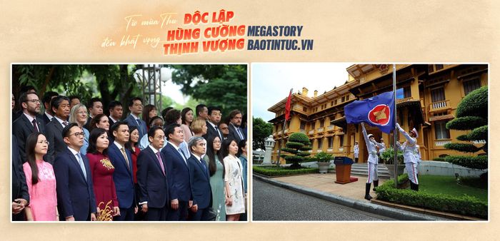 Lễ Thượng cờ ASEAN tại Hà Nội, nhân dịp kỷ niệm 31 năm Ngày Việt Nam gia nhập ASEAN (28/7/1995 - 28/7/2026) và 59 năm Ngày thành lập Hiệp hội các Quốc gia Đông Nam Á (8/8/1967 - - 8/8/2026).