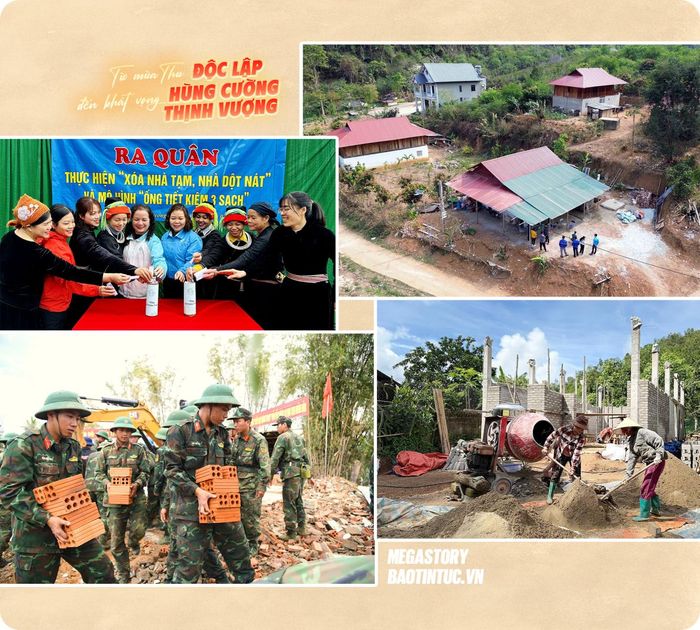 Tích cực thực hiện phong trào thi đua “Cả nước chung tay xóa nhà tạm, nhà dột nát”.