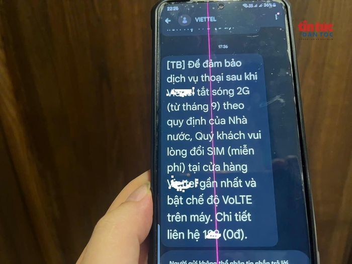 Thông báo từ nhà mạng liên tục trong những ngày đầu tháng 9/2026.