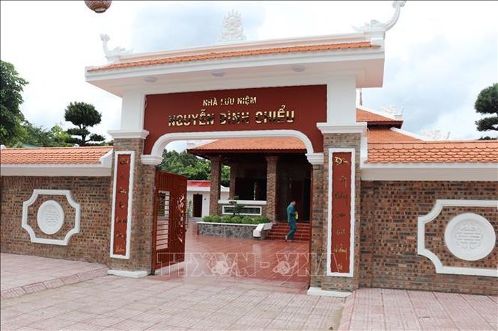 Nhà lưu niệm Nguyễn Đình Chiểu mới được khánh thành tại xã Mỹ Lộc, tỉnh Tây Ninh.