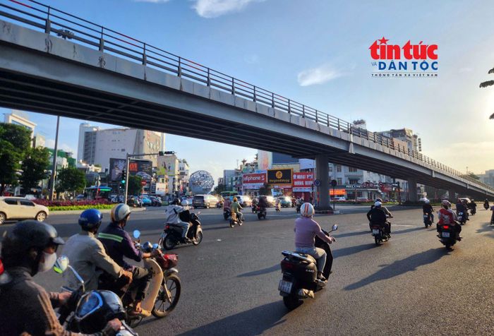 Vòng xoay Lăng Cha Cả thông thoáng chiều ngày 2/9.