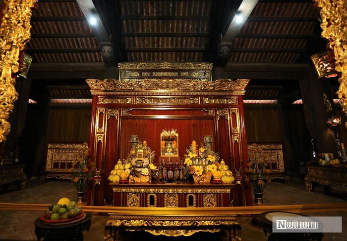 Điểm đến thu hút nhiều du khách nhất tại Lam Kinh là chính điện, công trình được phục dựng sau nhiều năm nghiên cứu, bảo tồn và hoàn thiện, mở cửa đón khách từ năm 2022.