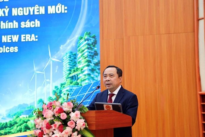 PGS. TS. Vũ Hải Quân, Uỷ viên Trung ương Đảng, Bộ trưởng Bộ Khoa học và Công nghệ phát biểu tại Hội thảo. Ảnh: https://cscltw.dcs.vn/