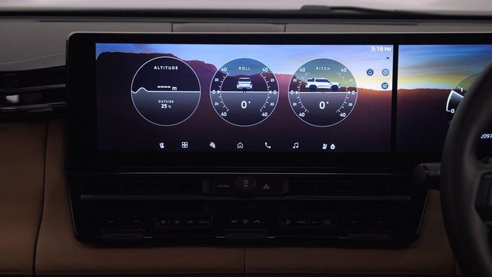 Cụm 3 đồng hồ biểu tượng từ các thế hệ Pajero trước đây được hiện đại hóa.