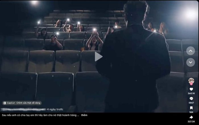 Một khoảnh khắc cầu hôn diễn ra tại rạp Galaxy CineO tại Vincom Plaza Đan Phượng ghi nhận gần 3 triệu lượt xem trên mạng xã hội. Ảnh: Vincom