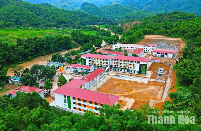 Quang cảnh Trường Phổ thông nội trú TH&THCS Sơn Thủy.