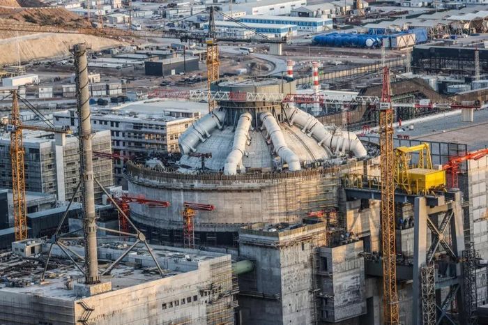 Dự án Nhà máy điện hạt nhân Akkuyu do Tập đoàn năng lượng hạt nhân Rosatom của Nga xây dựng tại miền Nam Thổ Nhĩ Kỳ. Ảnh: Turkiyetoday.