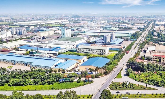 Một góc Khu công nghiệp Tiên Sơn.