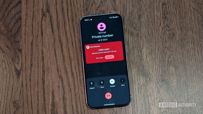 Giao diện cuộc gọi lừa đảo Scam Detection