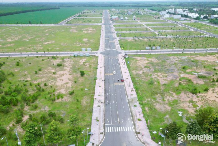 Khu tái định cư theo quy mô đô thị tại huyện Nhơn Trạch trước đây. Ảnh: Hoàng Lộc