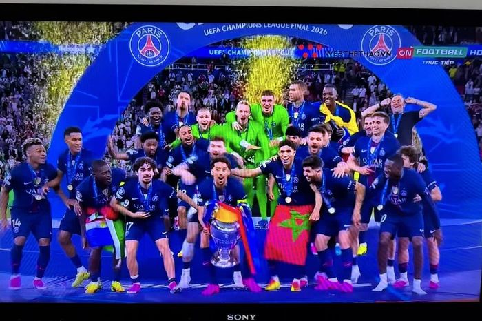 PSG vô địch UEFA Champions League mùa 2025-2026.