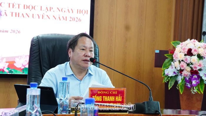 Đồng chí Tống Thanh Hải - Phó Chủ tịch Thường trực UBND tỉnh, Trưởng Ban Tổ chức Tết Độc lập năm 2026 phát biểu kết luận hội nghị.