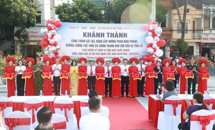 Khánh thành cải tạo, nâng cấp đường Phan Đình Phùng, Lương Thế Vinh và chỉnh trang khu vực bến xe tỉnh cũ.