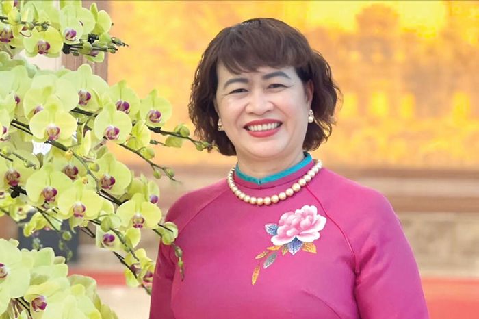 Bà Nguyễn Thị Bích Huệ, Giám đốc Công ty TNHH Vĩnh Tiến, Ủy viên Ban Chấp hành Hiệp hội Nữ Doanh nhân Việt Nam