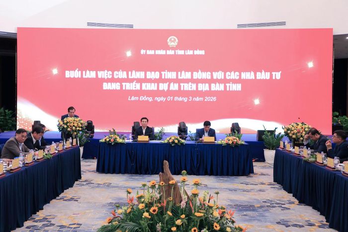 Lãnh đạo tỉnh Lâm Đồng chủ động làm việc với các nhà đầu tư đang triển khai các dự án trên địa bàn tỉnh để nắm bắt khó khăn, vướng mắc