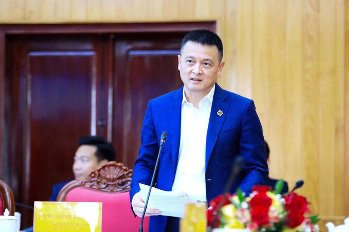 Ông Đặng Minh Trường, Chủ tịch HĐQT Tập đoàn Sun Group khẳng định quyết tâm của doanh nghiệp trong triển khai các dự án trên địa bàn Lâm Đồng