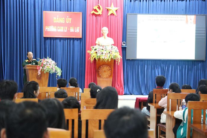 Đoàn phường Cam Ly - Đà Lạt tuyên truyền về biển đảo quê hương cho thanh thiếu nhi trên địa bàn