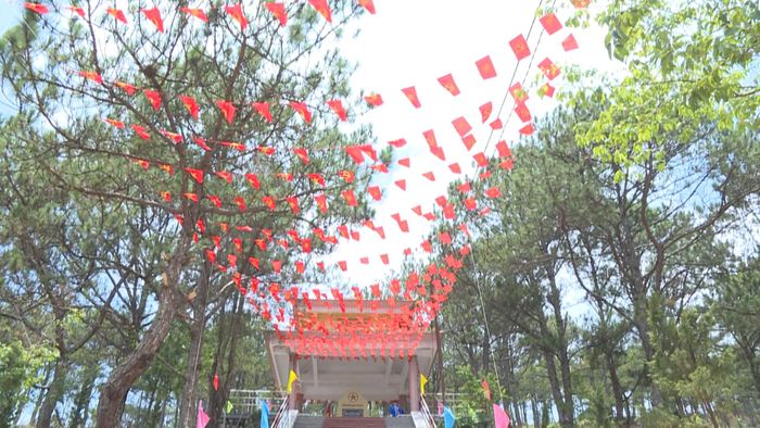Đường cờ Tổ quốc tung bay trong ngày Tết Độc lập 2/9